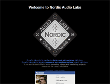 Tablet Screenshot of nordicaudiolabs.com